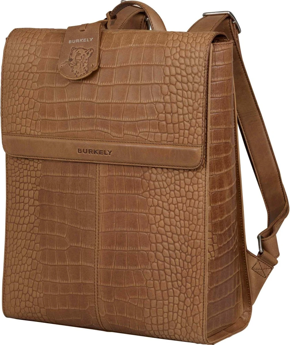 Burkely Casual Cayla Dames Rugtas 14" - Cognac 2 Burkely Casual Cayla Dames Rugtas 14" - Cognac - Afbeelding 2