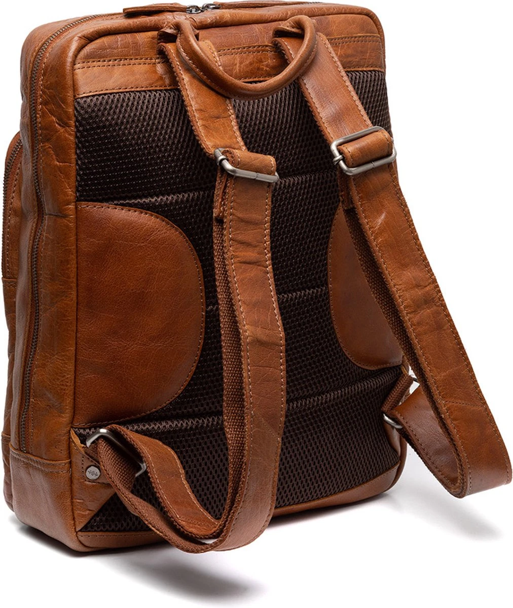 Chesterfield - 15,4 Inch Laptop Rugzak - Mack - Cognac 9 Chesterfield - 15,4 Inch Laptop Rugzak - Mack - Cognac - Afbeelding 9