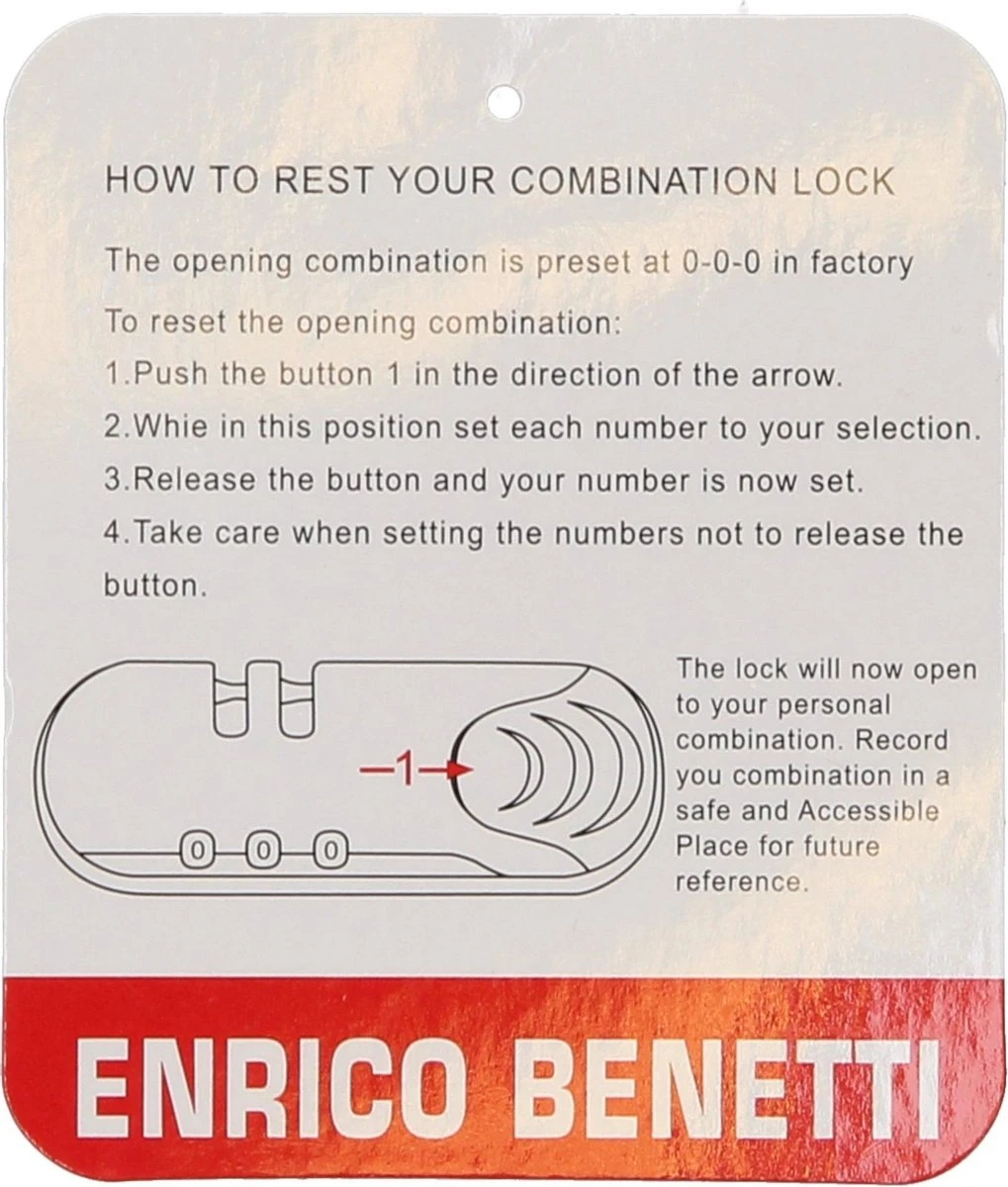 Enrico Benetti Louisville 39040 Driedelige Kofferset Hardcase ABS - Wit 2 Enrico Benetti Louisville 39040 Driedelige Kofferset Hardcase ABS - Wit - Afbeelding 2