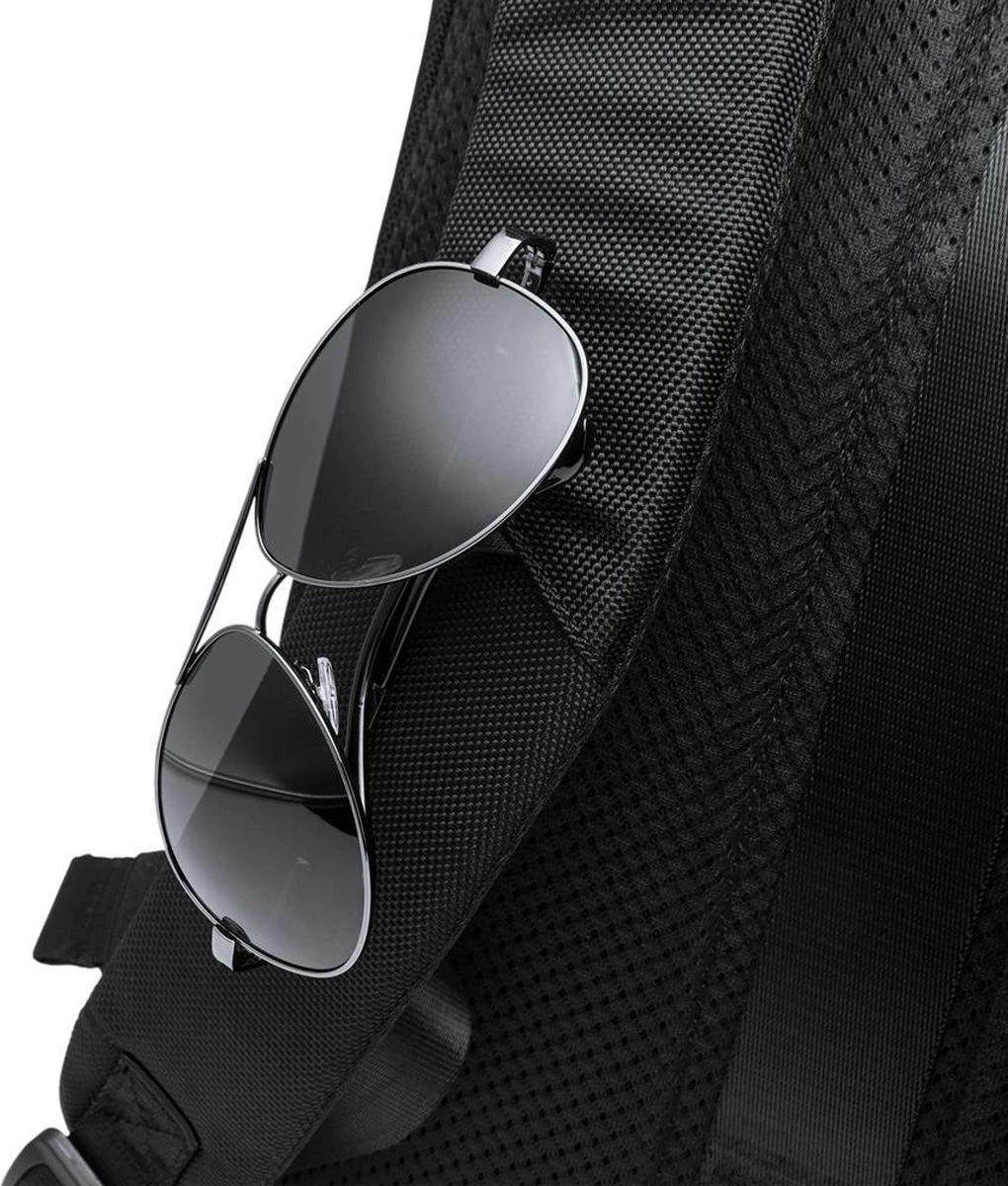 Bange Rugtas - 15,6 Inch - Laptop Rugzak - Waterafstotend - Zwart - Incl. Smart Thermosfles 9 Bange Rugtas - 15,6 Inch - Laptop Rugzak - Waterafstotend - Zwart - Incl. Smart Thermosfles - Afbeelding 9