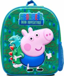 Peppa Pig George Dino Peuter Jongens Rugzak 3D