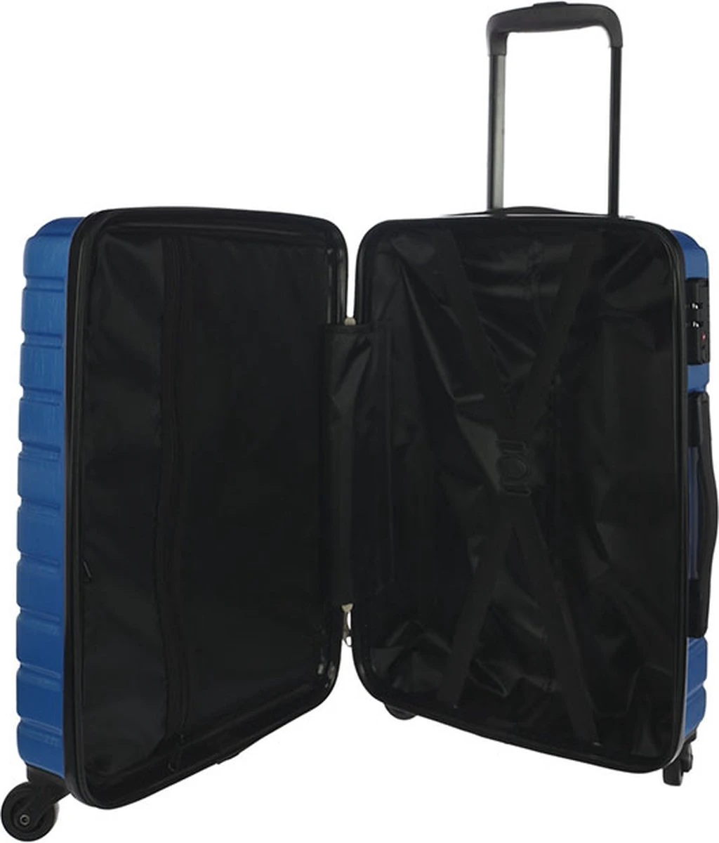 Enrico Benetti Handbagage Koffer Showkoo 52 Steel Blue 2 Enrico Benetti Handbagage Koffer Showkoo 52 Steel Blue - Afbeelding 2