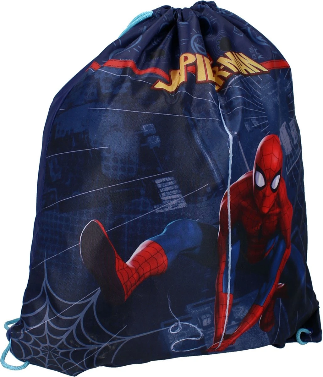 Marvel Gymtas Spider-man Bring It On 1,6 Liter Donkerblauw 2 Marvel Gymtas Spider-man Bring It On 1,6 Liter Donkerblauw - Afbeelding 2