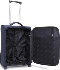 Decent Handbagage Koffer / Trolley / Reiskoffer - 50 Cm - 35 Liter - Polyester - Super-Light - Blauw -Kofferland Goedkope Winkel 1031x1200 1