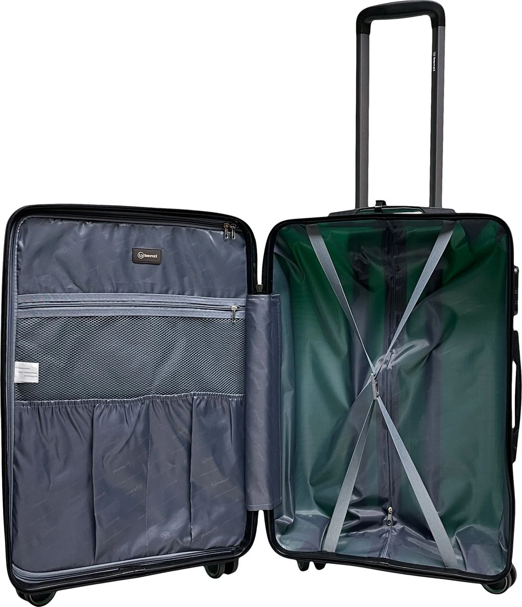 Benzi Barco Middelgrote Koffer - 65 Cm - 65 Liter - Geel 5 Benzi Barco Middelgrote Koffer - 65 Cm - 65 Liter - Geel - Afbeelding 5