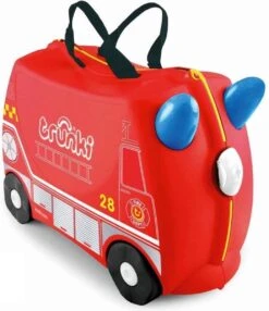 Trunki Ride-On Handbagage Koffer 46 Cm - Frank De Brandweerwagen