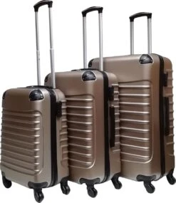 Castillo Trimix 3 Delige ABS Kofferset - Champagne