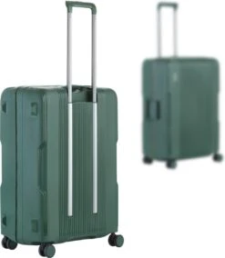 CarryOn Protector Luxe Reiskoffer - Trolley 66cm Met TSA-klikslot En OKOBAN - Ultrasterk - Groen -Kofferland Goedkope Winkel 1045x1200 1
