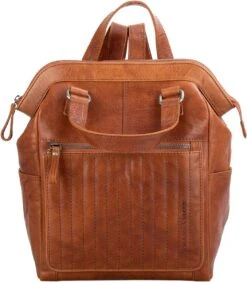 Spikes & Sparrow Rugtas / Rugzak - Bronco - 10 Liter - Leer - Cognac