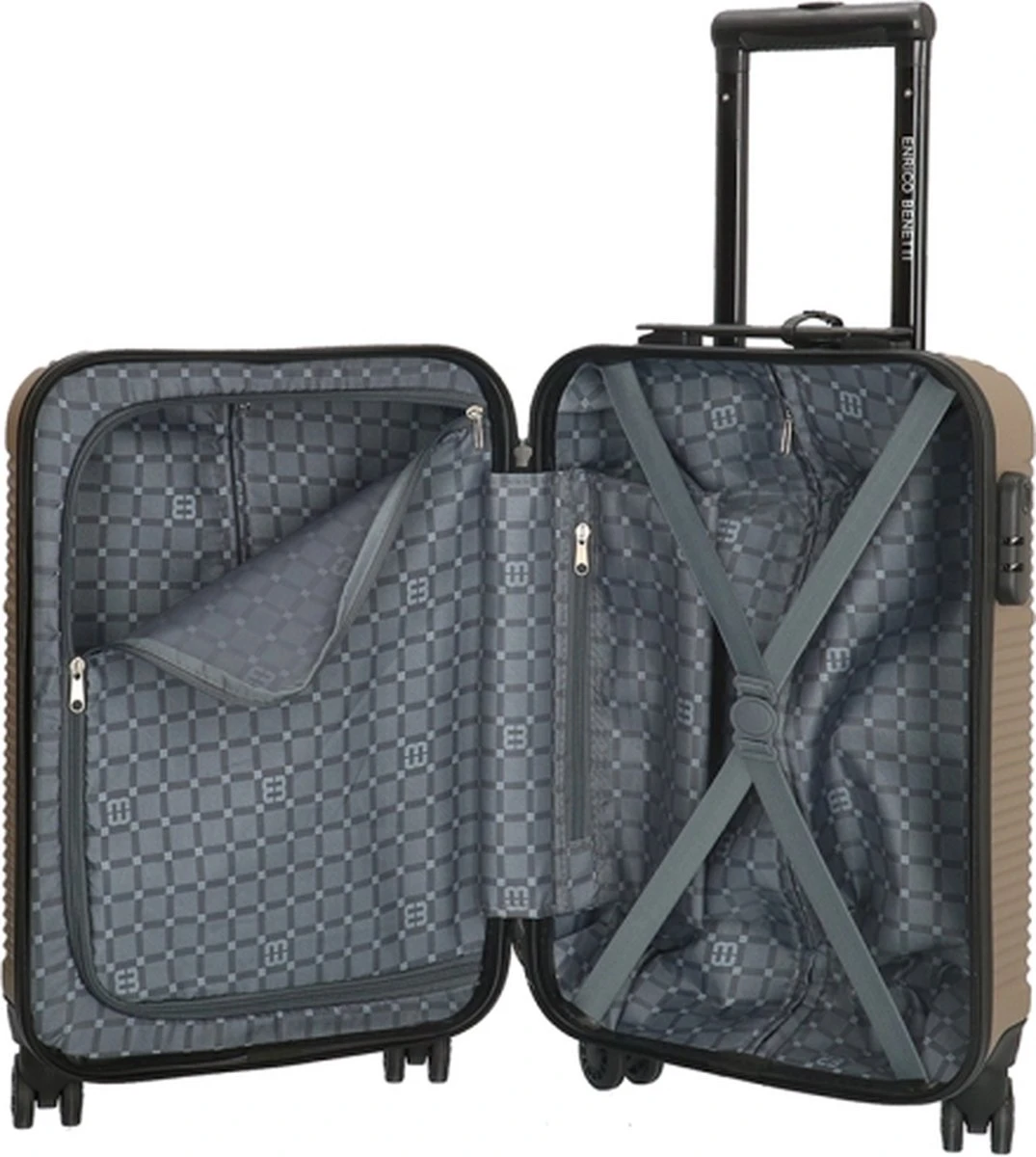 Enrico Benetti Louisville 39040 Handbagage Koffer 52 Cm - Champagne 8 Enrico Benetti Louisville 39040 Handbagage Koffer 52 Cm - Champagne - Afbeelding 8