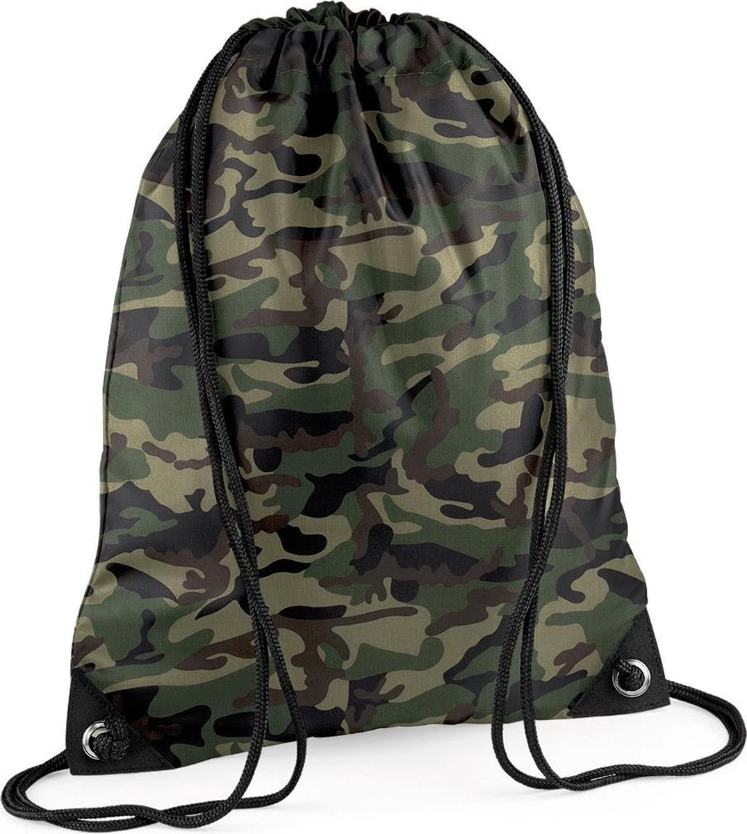 Bagbase Gymtas - Met Rijgkoord - 12 Liter - Jungle Camo 1 Bagbase Gymtas - Met Rijgkoord - 12 Liter - Jungle Camo