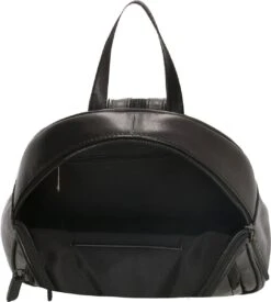 Old West Leren Dames Rugzak San Antonio M - Zwart -Kofferland Goedkope Winkel 1076x1200 6