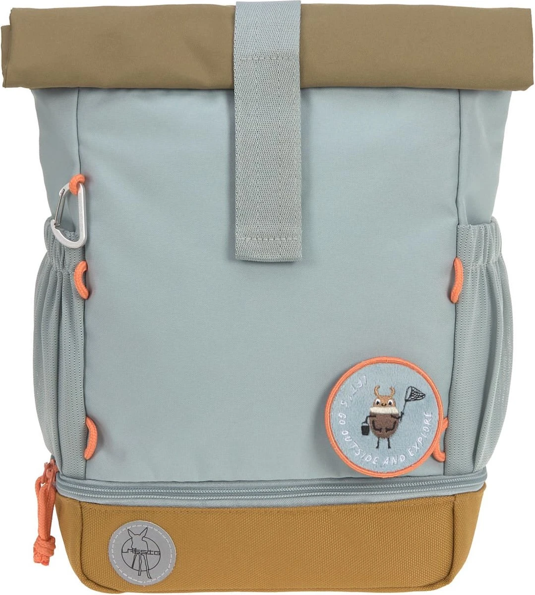 Lässig Mini Rolltop Rugzak - Nature Light Blue 1 Lässig Mini Rolltop Rugzak - Nature Light Blue