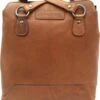 Hillburry Rugzak - Leder/Leer - Anti Diefstal - Schoudertas En Rugzak - Bruin / Camel/ Cognac