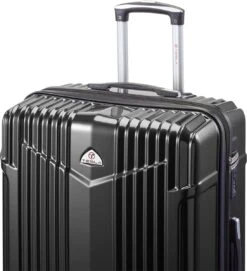 Tesla PC - Reiskoffer - 75 Cm - 4 Wielen - Zwart -Kofferland Goedkope Winkel 1092x1200