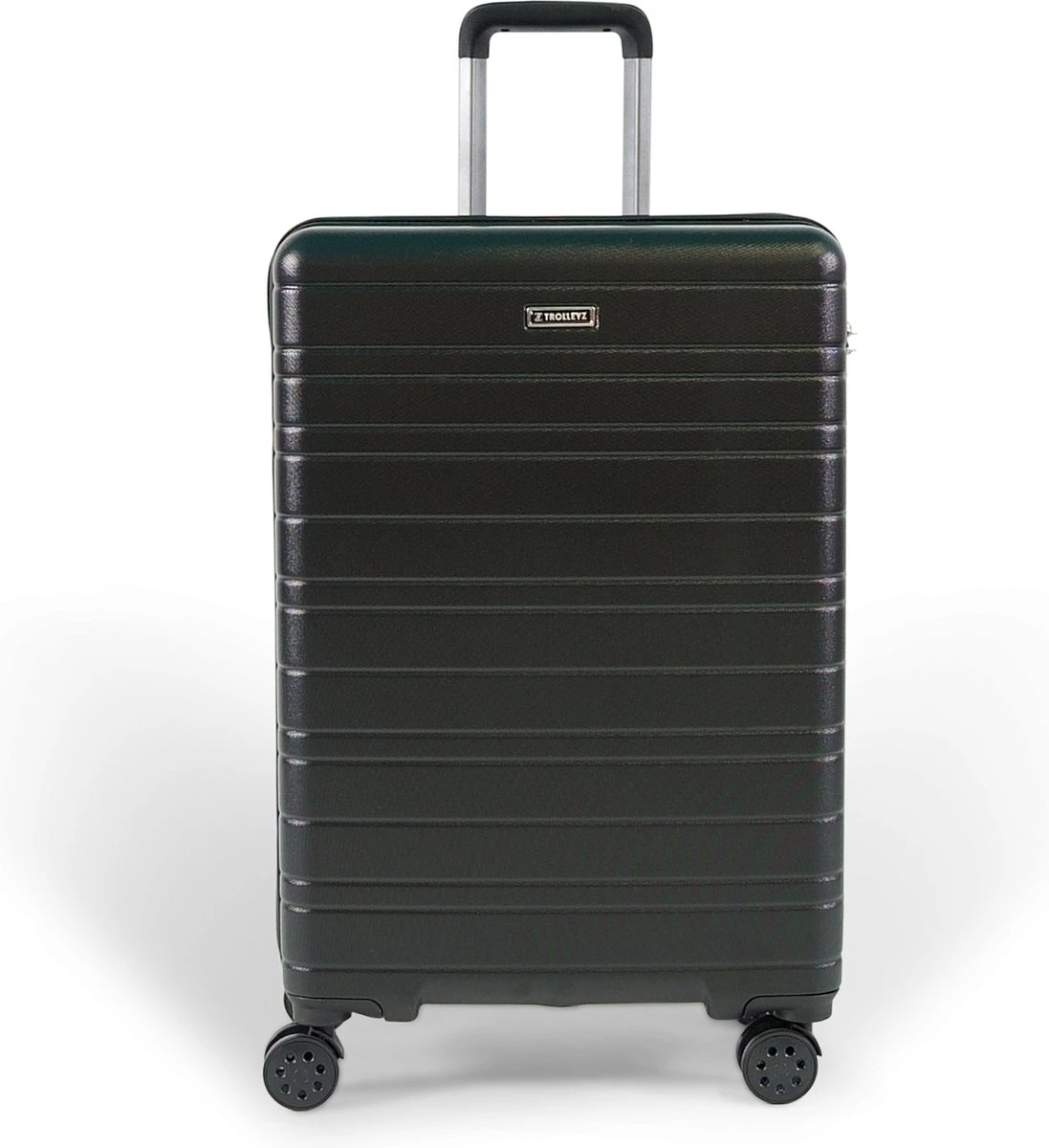 ©TROLLEYZ - Amsterdam No.9 - Reiskoffer 69cm Met TSA Slot - Dubbele Wielen - 360° Spinners - 100% ABS - Reiskoffer In Night Black 1 ©TROLLEYZ - Amsterdam No.9 - Reiskoffer 69cm Met TSA Slot - Dubbele Wielen - 360° Spinners - 100% ABS - Reiskoffer In Night Black