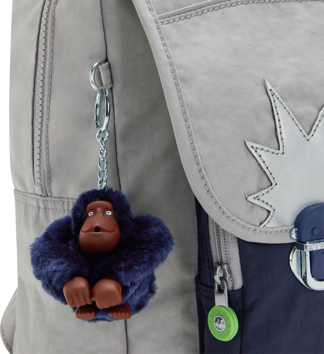 Kipling Iniko Rugzak - Playful Grey 3 Kipling Iniko Rugzak - Playful Grey - Afbeelding 3