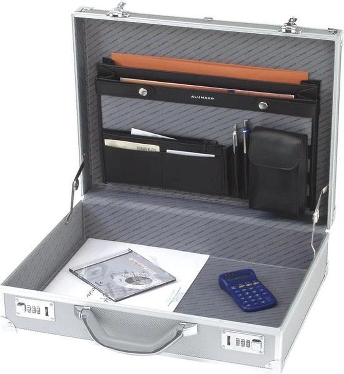 Alumaxx Aluminium Aktekoffer Octan 2 Alumaxx Aluminium Aktekoffer Octan - Afbeelding 2