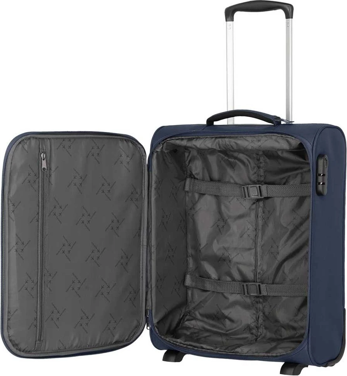 Travelite Cabin 2 Wheel Trolley Bordeaux 5 Travelite Cabin 2 Wheel Trolley Bordeaux - Afbeelding 5