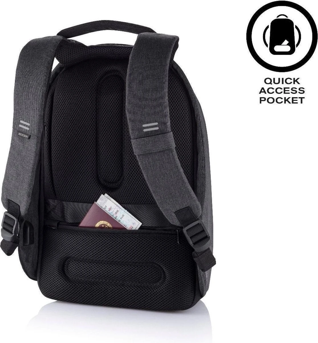 XD Design Bobby Hero Small - Anti-Diefstal Rugzak 11.5 Liter - Zwart 11 XD Design Bobby Hero Small - Anti-Diefstal Rugzak 11.5 Liter - Zwart - Afbeelding 11