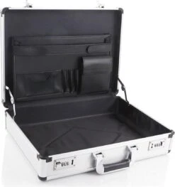Dermata Laptoptas / Werktas / Aktetas - Business - Zilver - 16 Dermata Laptoptas / Werktas / Aktetas - Business - Zilver - -Kofferland Goedkope Winkel 1126x1200 2