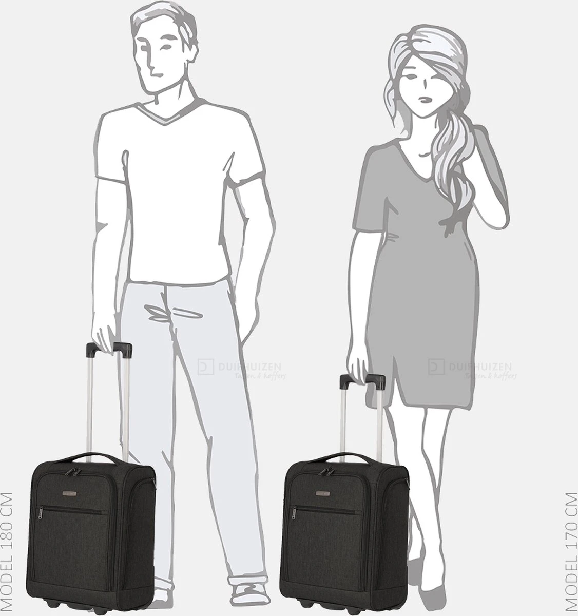 Travelite Handbagage Zachte Koffer / Trolley / Reiskoffer - Cabin - 43 Cm - Zwart 15 Travelite Handbagage Zachte Koffer / Trolley / Reiskoffer - Cabin - 43 Cm - Zwart - Afbeelding 15