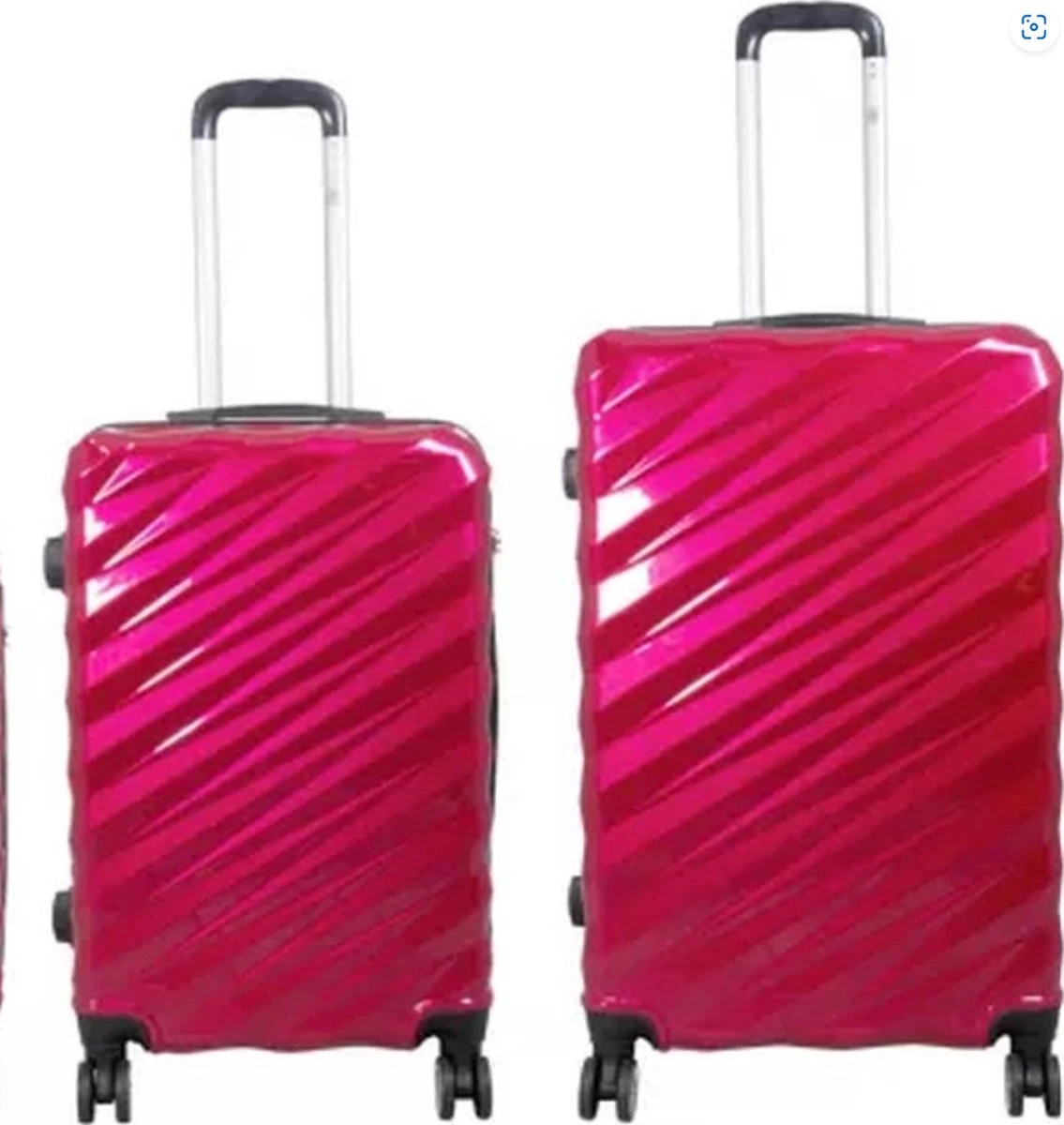 Monopol - Messina - Reiskofferset 2delig - Hoogkwaliteit Polycarbonaat - Rood - Maat XS + S 1 Monopol - Messina - Reiskofferset 2delig - Hoogkwaliteit Polycarbonaat - Rood - Maat XS + S