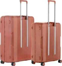 CarryOn Protector Luxe Kofferset - TSA Trolleyset M+L Formaat Met Kliksloten - Terra -Kofferland Goedkope Winkel 1138x1200 1
