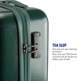 Princess Traveller Harlem - Reiskoffer - Groen - L - 76cm -Kofferland Goedkope Winkel 1138x1200