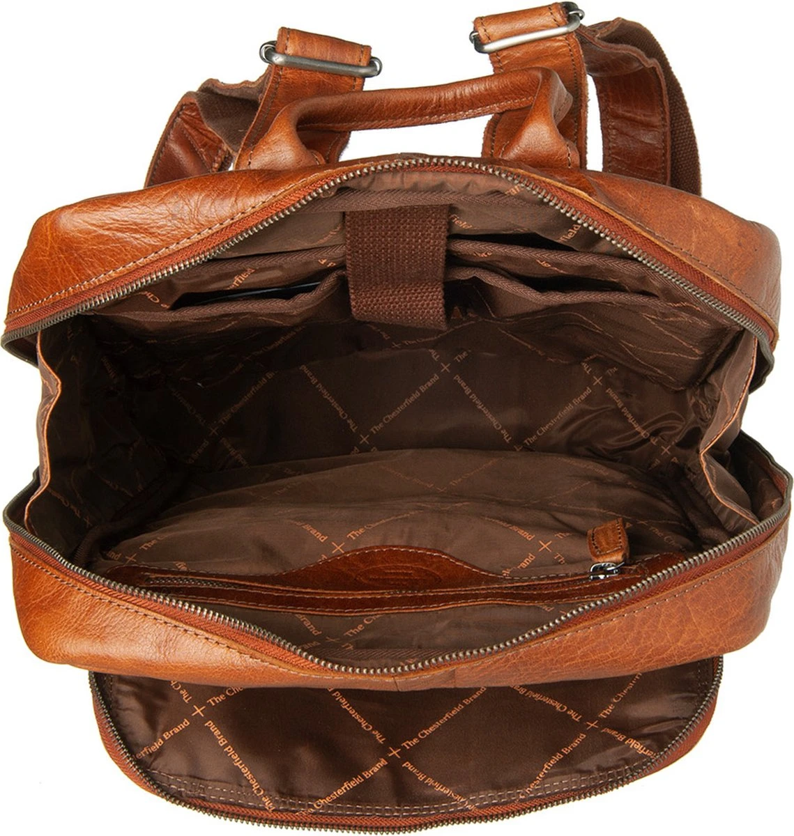 Chesterfield - 15,4 Inch Laptop Rugzak - Mack - Cognac 6 Chesterfield - 15,4 Inch Laptop Rugzak - Mack - Cognac - Afbeelding 6