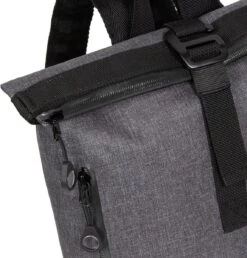 New Rebels® Vepo - Rugtas - Grijs- Waterbestendig - Roll-top - 87 - 19x20x4cm - Rugzak / Backpack -Kofferland Goedkope Winkel 1147x1200 1