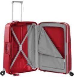 Samsonite Reiskoffer - S'CURE SPINNER 69/25 (Medium) Rood -Kofferland Goedkope Winkel 1155x1200
