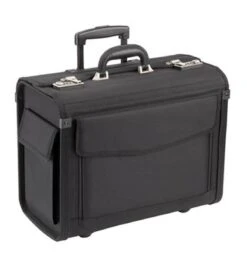 Dermata Pilotenkoffer Nylon 1340NY Zwart -Kofferland Goedkope Winkel 1156x1200