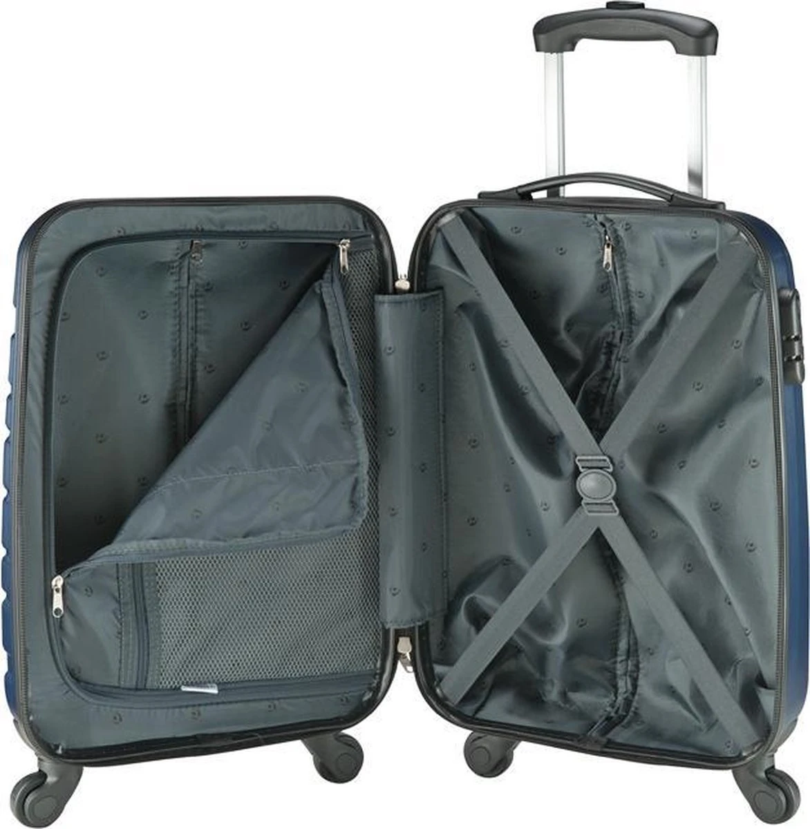 Princess Traveller Singapore Handbagage Koffer 55 Cm - Dark Blue 4 Princess Traveller Singapore Handbagage Koffer 55 Cm - Dark Blue - Afbeelding 4