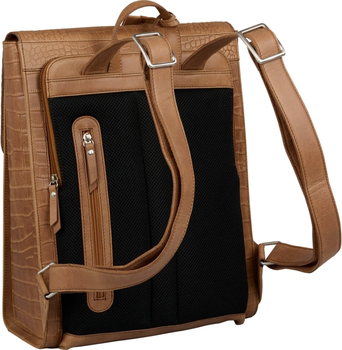 Burkely Casual Cayla Dames Rugtas 14" - Cognac 3 Burkely Casual Cayla Dames Rugtas 14" - Cognac - Afbeelding 3