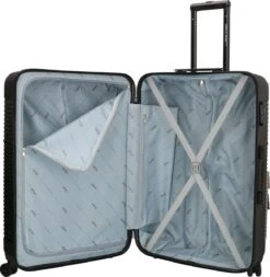 Enrico Benetti Louisville Driedelige Kofferset Hardcase - 39040 - Zwart -Kofferland Goedkope Winkel 1173x1200