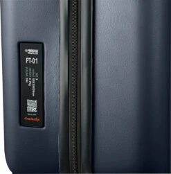 Princess Traveller PT01 - Reiskoffer - Platinum Navy - M - 67cm -Kofferland Goedkope Winkel 1179x1200 9