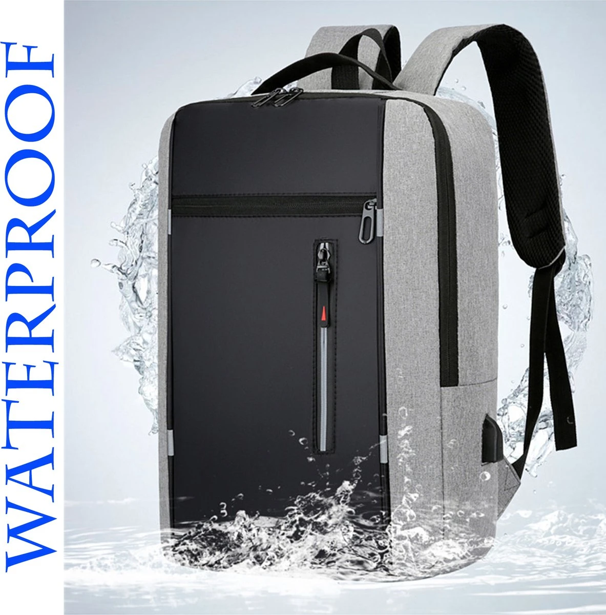 Merkloos Rugzak - Laptoprugzak 15,6 Inch - Schoolrugzak Dagrugzak - Kerstmis - Kerstfeest - Christmas Gift - Rugzak Dames Heren - Waterdichte Nylon Laptopbagagetablet - Met Usb Oplaadstation - Voor School Reizen Multifunctioneel - Grijs 3 Merkloos Rugzak - Laptoprugzak 15,6 Inch - Schoolrugzak Dagrugzak - Kerstmis - Kerstfeest - Christmas Gift - Rugzak Dames Heren - Waterdichte Nylon Laptopbagagetablet - Met Usb Oplaadstation - Voor School Reizen Multifunctioneel - Grijs - Afbeelding 3