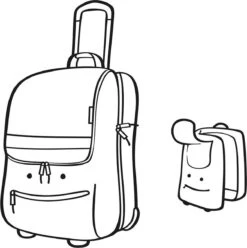 Reisenthel Trolley XS Kids Reiskoffer Kind - Maat XS - 12L - Cats&Dogs Rose Roze -Kofferland Goedkope Winkel 1194x1200 2