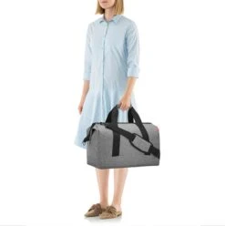 Reisenthel Allrounder L Reistas Sporttas - Maat L - 30L - Twist Silver Grijs -Kofferland Goedkope Winkel 1195x1200 3