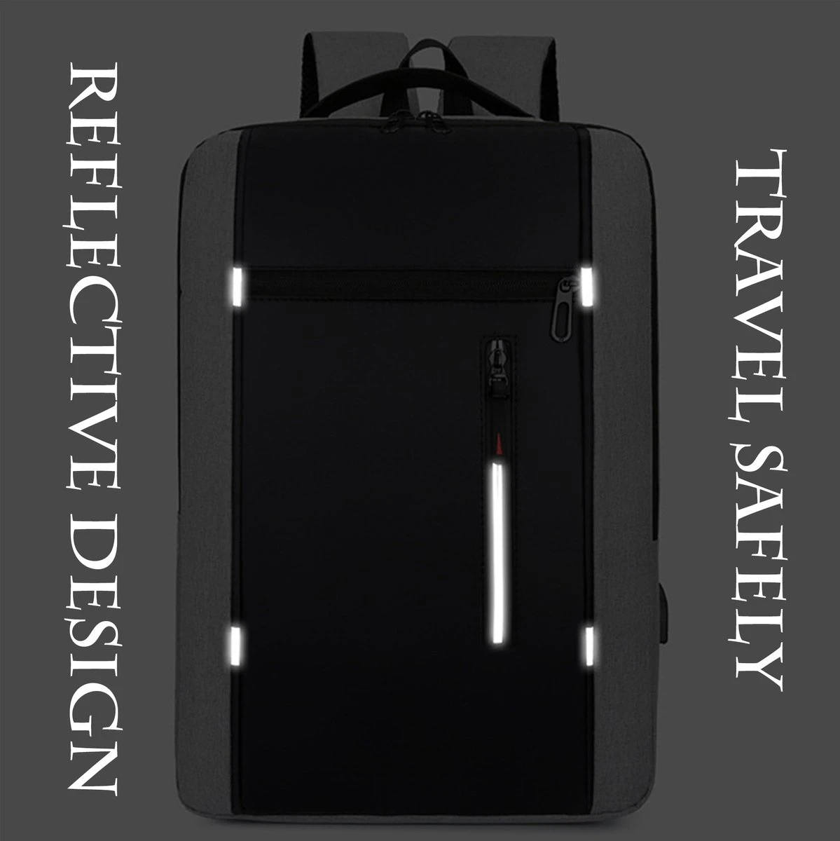 Merkloos Rugzak - Laptoprugzak 15,6 Inch - Schoolrugzak Dagrugzak - Kerstmis - Kerstfeest - Christmas Gift - Rugzak Dames Heren - Waterdichte Nylon Laptopbagagetablet - Met Usb Oplaadstation - Voor School Reizen Multifunctioneel - Grijs 4 Merkloos Rugzak - Laptoprugzak 15,6 Inch - Schoolrugzak Dagrugzak - Kerstmis - Kerstfeest - Christmas Gift - Rugzak Dames Heren - Waterdichte Nylon Laptopbagagetablet - Met Usb Oplaadstation - Voor School Reizen Multifunctioneel - Grijs - Afbeelding 4