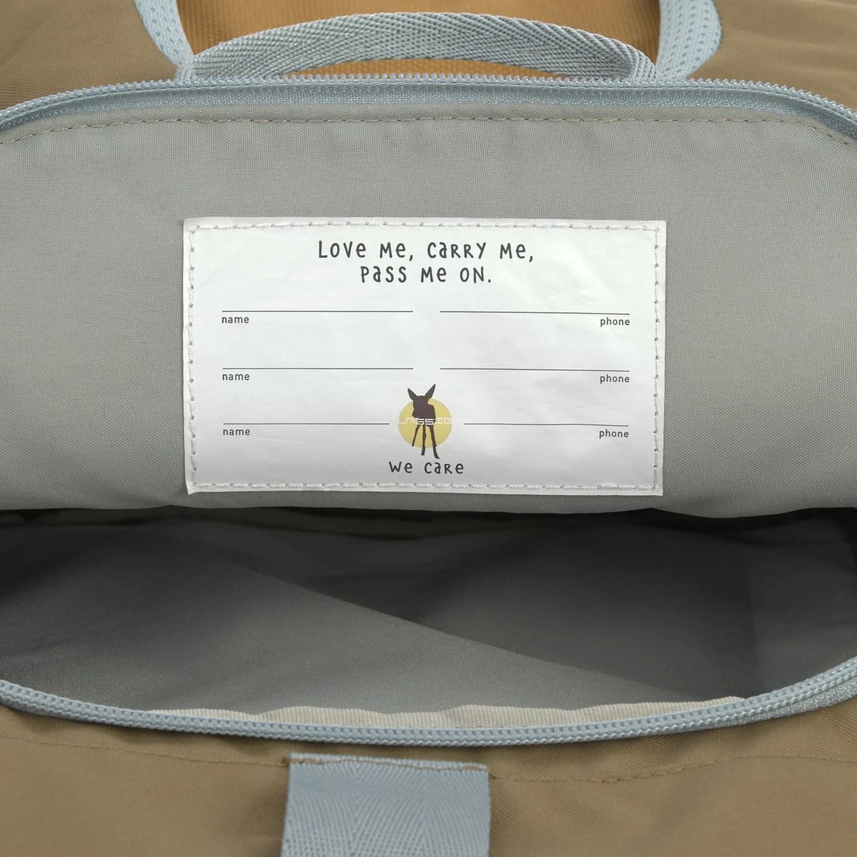 Lässig Mini Rolltop Rugzak - Nature Light Blue 8 Lässig Mini Rolltop Rugzak - Nature Light Blue - Afbeelding 8