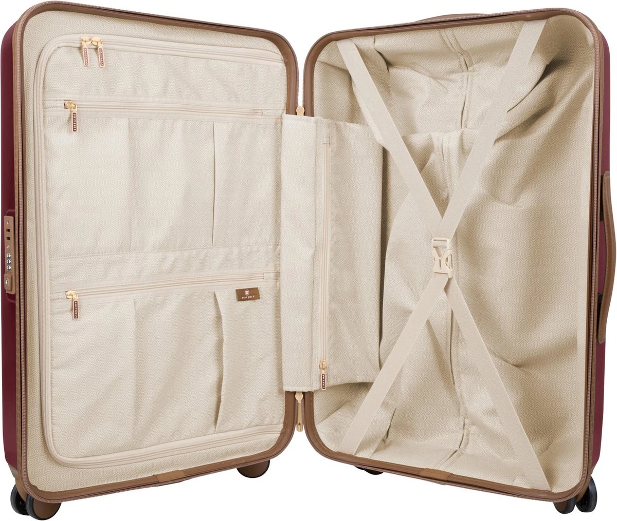 SUITSUIT - Fab Seventies Classic - Biking Red - Reiskoffer (66 Cm) 3 SUITSUIT - Fab Seventies Classic - Biking Red - Reiskoffer (66 Cm) - Afbeelding 3