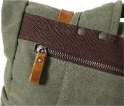MORGNTAU - Ukiyo - Rugzak - Backpack - Groen - Canvas - Leer -Kofferland Goedkope Winkel 1200x1022
