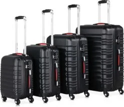 Monzana Kofferset - 4 Stuks S M L XL Met Wielen Cijferslot - Zwart 18 Monzana Kofferset - 4 Stuks S M L XL Met Wielen Cijferslot - Zwart -Kofferland Goedkope Winkel 1200x1032 2