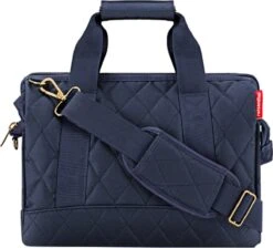 Reisenthel Allrounder M Reistas Sporttas - 18L - Rhombus Midnight Gold Blauw -Kofferland Goedkope Winkel 1200x1087 4
