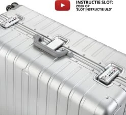 CarryOn Kofferset ULD - Luxe Aluminium Handbagage Koffer 55cm + 76cm Grote Reiskoffer - Dubbel TSA Slot - Zilver 11 CarryOn Kofferset ULD - Luxe Aluminium Handbagage Koffer 55cm + 76cm Grote Reiskoffer - Dubbel TSA Slot - Zilver -Kofferland Goedkope Winkel 1200x1097