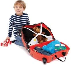 Trunki Ride-On Handbagage Koffer 46 Cm - Lieverheersbeestje Harley -Kofferland Goedkope Winkel 1200x1101
