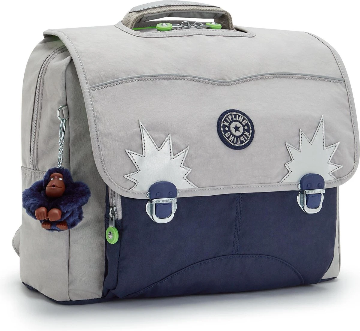 Kipling Iniko Rugzak - Playful Grey 4 Kipling Iniko Rugzak - Playful Grey - Afbeelding 4