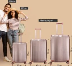 Royal Swiss - Reis Koffer - 76cm - Cijferslot- Lichtgewicht Koffer - 4 Wielen - Rose Gold 13 Royal Swiss - Reis Koffer - 76cm - Cijferslot- Lichtgewicht Koffer - 4 Wielen - Rose Gold -Kofferland Goedkope Winkel 1200x1114 13